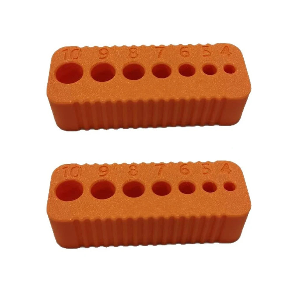 Self-Centering Doweling Jig Drill Guide Set 4–10mm (2 Pack) Woodworking Drill Guide Axl Orange China Mainland