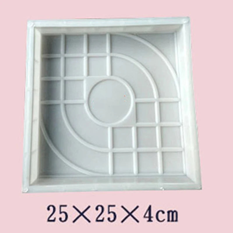 DIY Concrete Path Maker Mold – Garden Paving Slab Mould 25cm Garden Paving Mold Axl