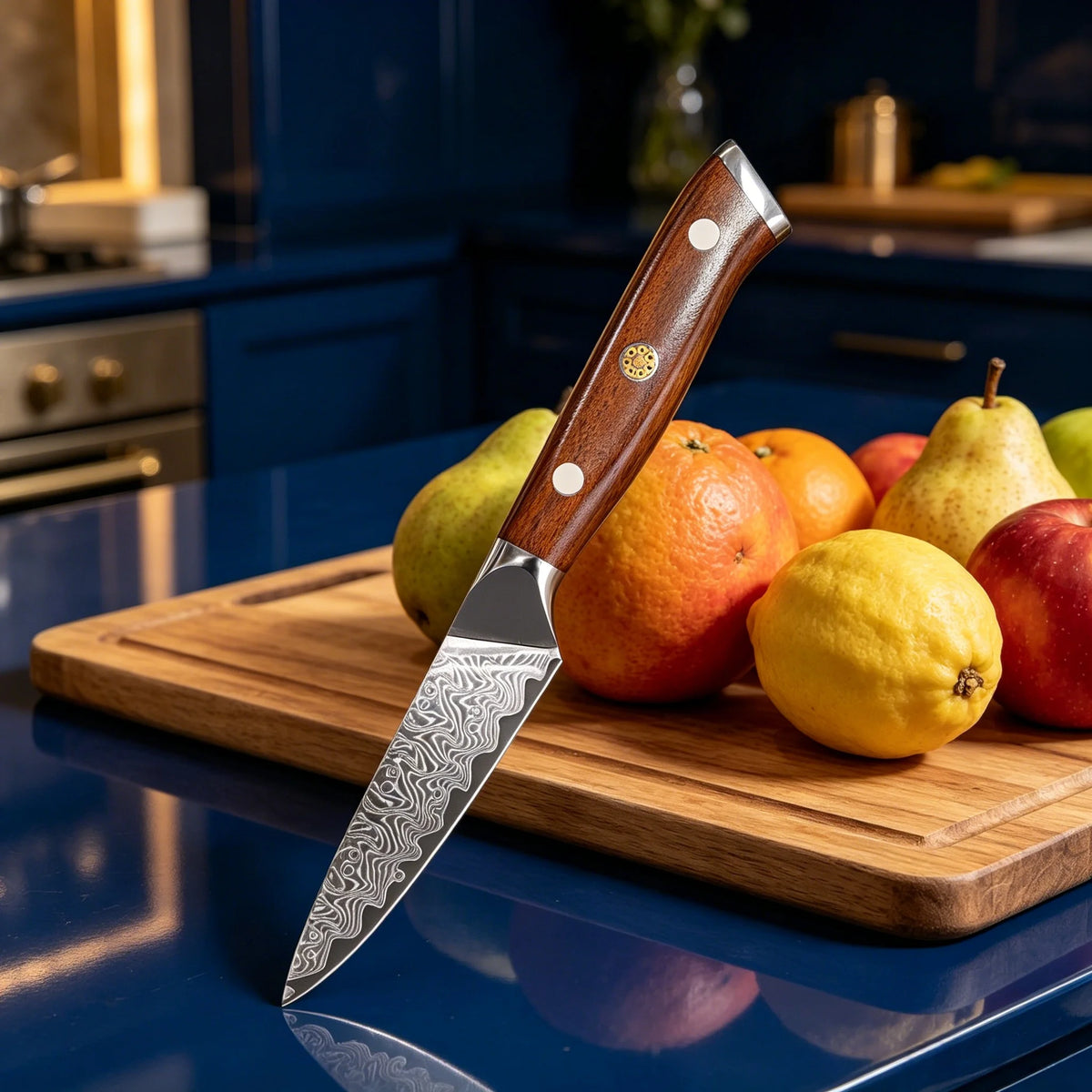 67-Layer Damascus Steel Paring Knife – Sharp Kitchen Chef Knife Damascus Paring Knife Axl