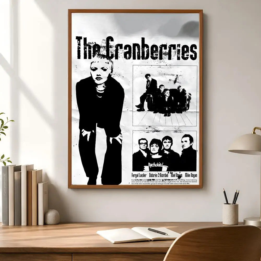 The Cranberries Peel-and-Stick PVC Wall Poster – HD Music Art Music Wall Poster Axl