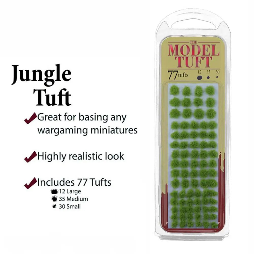 77PCS Mixed Grass Tufts – Wargame & Miniature Scenery Kit Miniature Scenery Kit Axl