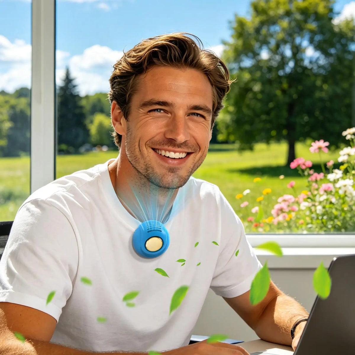 Rechargeable Clip-On Mini Fan – Bladeless Portable Cooling Clip-On Portable Fan Axl