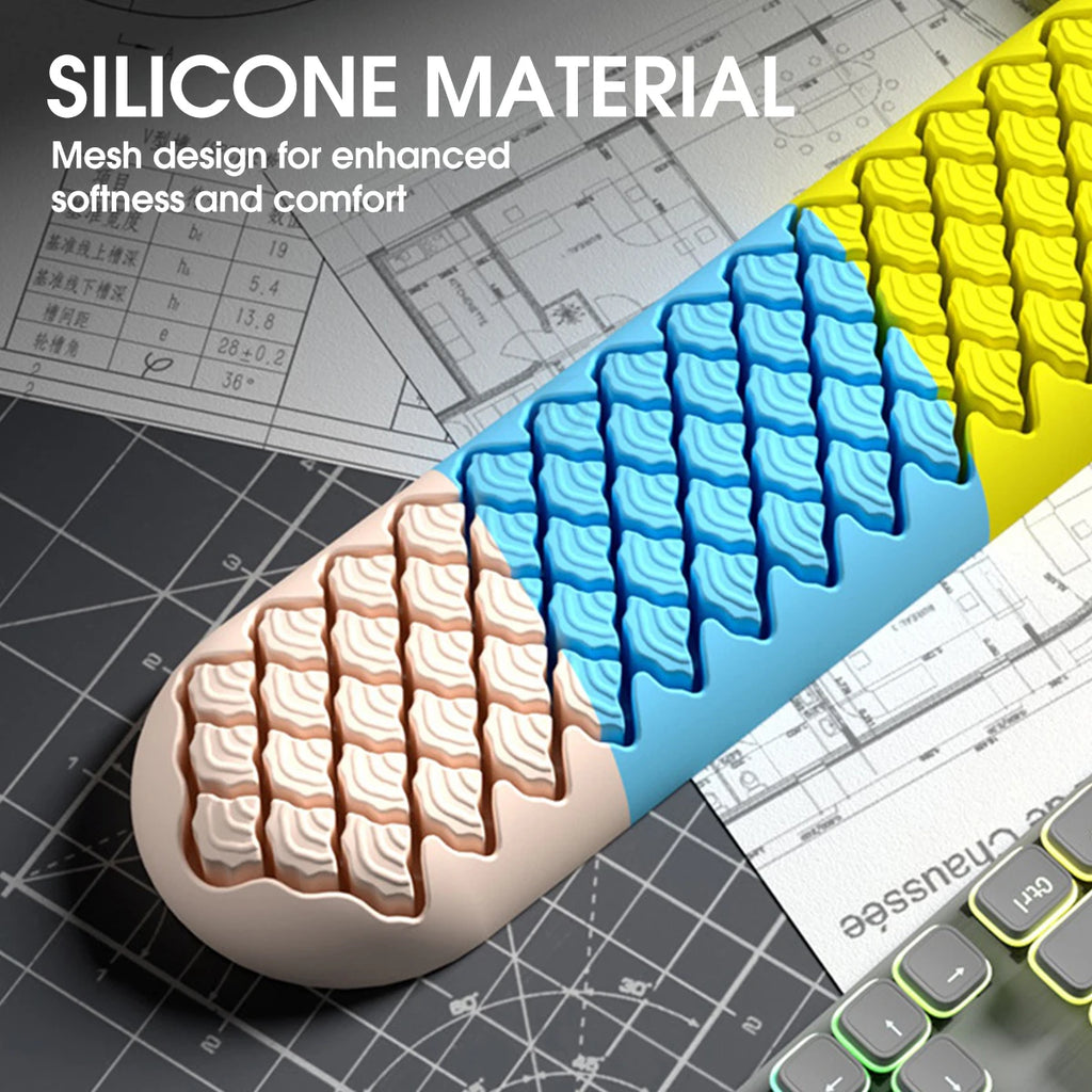 Ergonomic Silicone Wrist Rest & Mouse Pad Set | GUUGEI Wrist Rest Set Axl