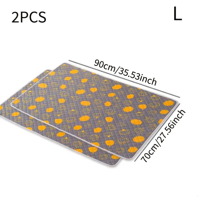 KEMORELA 2-Pack Washable Dog Training Mats – Home & Car Dog Training Mat Axl 2PCS 90X70cm