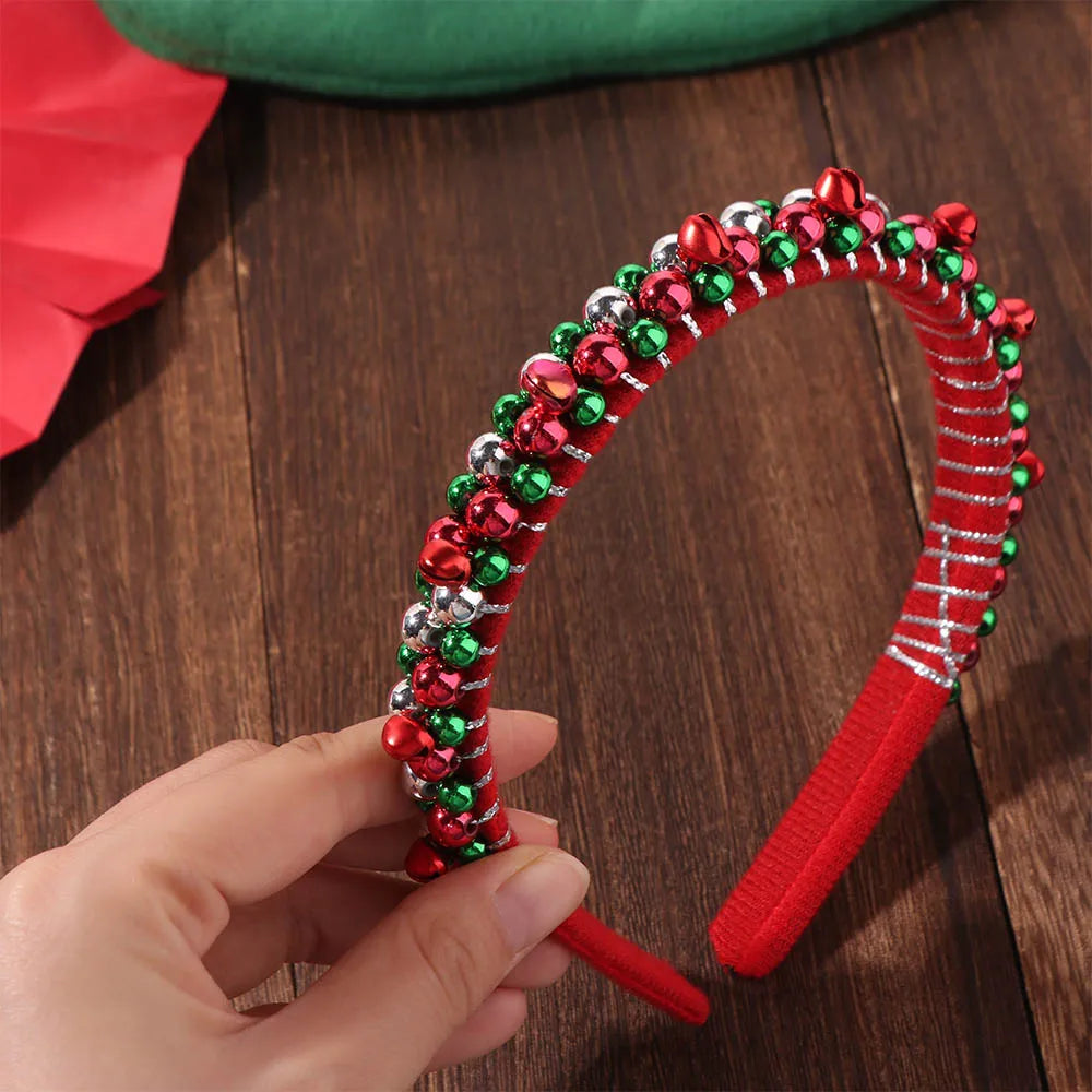 Christmas Jingling Bell Headband – Festive Xmas Party Hairband Christmas Headband Axl