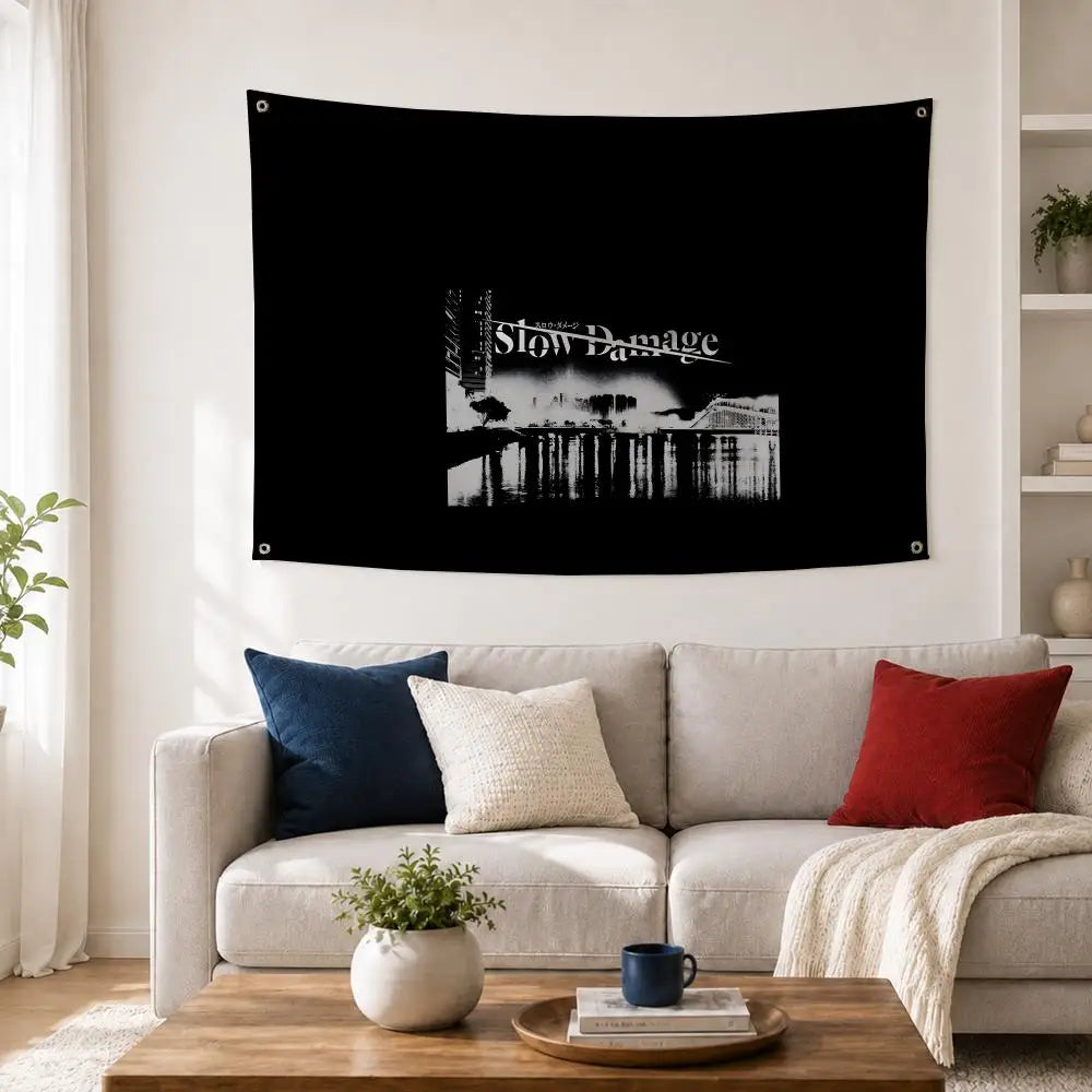 Gaming Wall Flag – Bedroom & Outdoor Concert Banner Decor Decorative Wall Flag Axl
