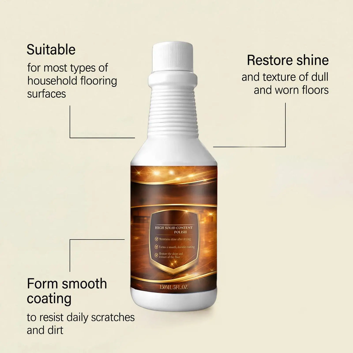 Wood Floor Scratch Repair Spray – Polish & Restorer 150ml Floor Repair Spray Axl