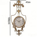 Modern Large Silent Wall Clock – Gold Minimalist Decor Wall Clock Axl Gold