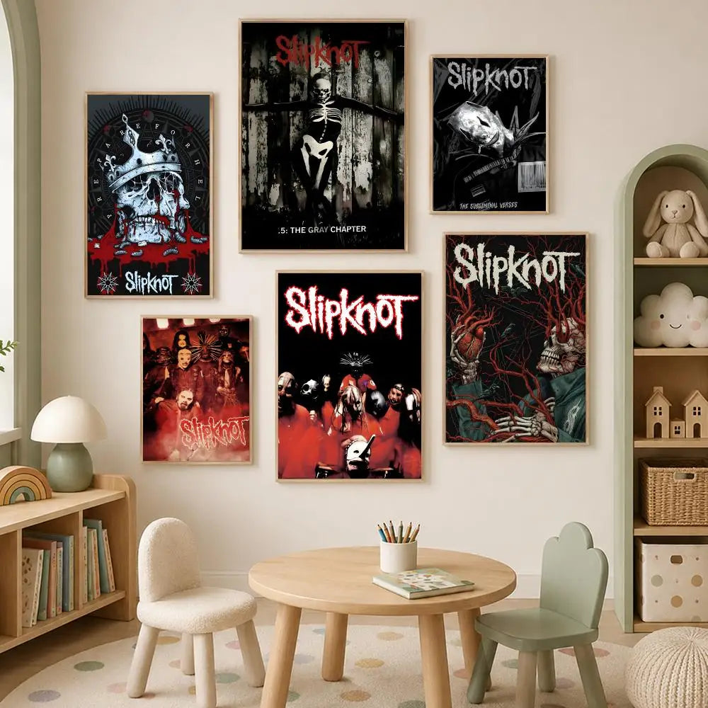 Slipknot HD PVC Self-Stick Wall Art Poster – Waterproof Decor Wall Art Poster Axl