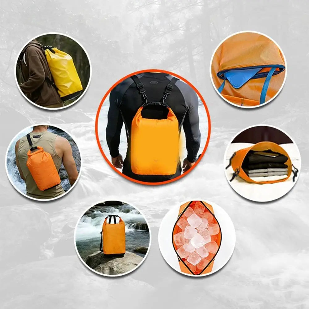 Waterproof Dry Bag 15/20L – Foldable Roll-Top Drifting Backpack Waterproof Dry Bag Axl