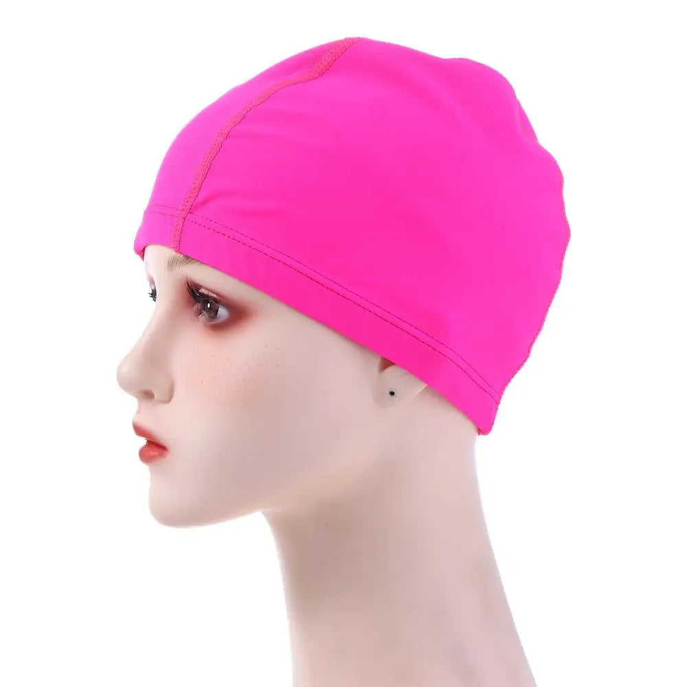 Non-Slip Turban Swimming Cap – Waterproof Ear Protection Hat Swim Cap Axl