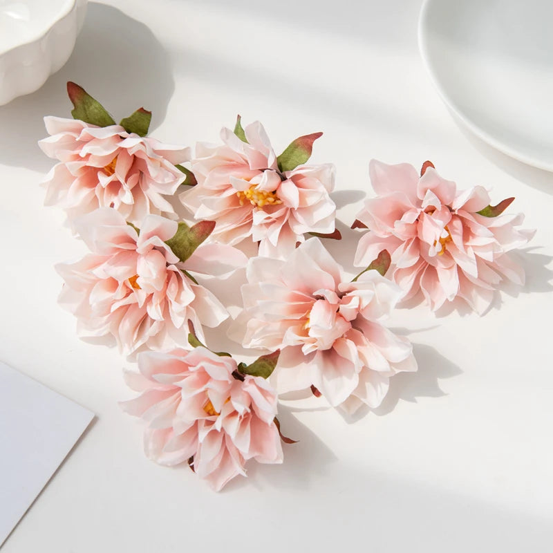 Silk Gerbera Artificial Flowers 40/80 Pcs – Wedding & DIY Decor Artificial Silk Flowers Axl Light Pink 40pcs