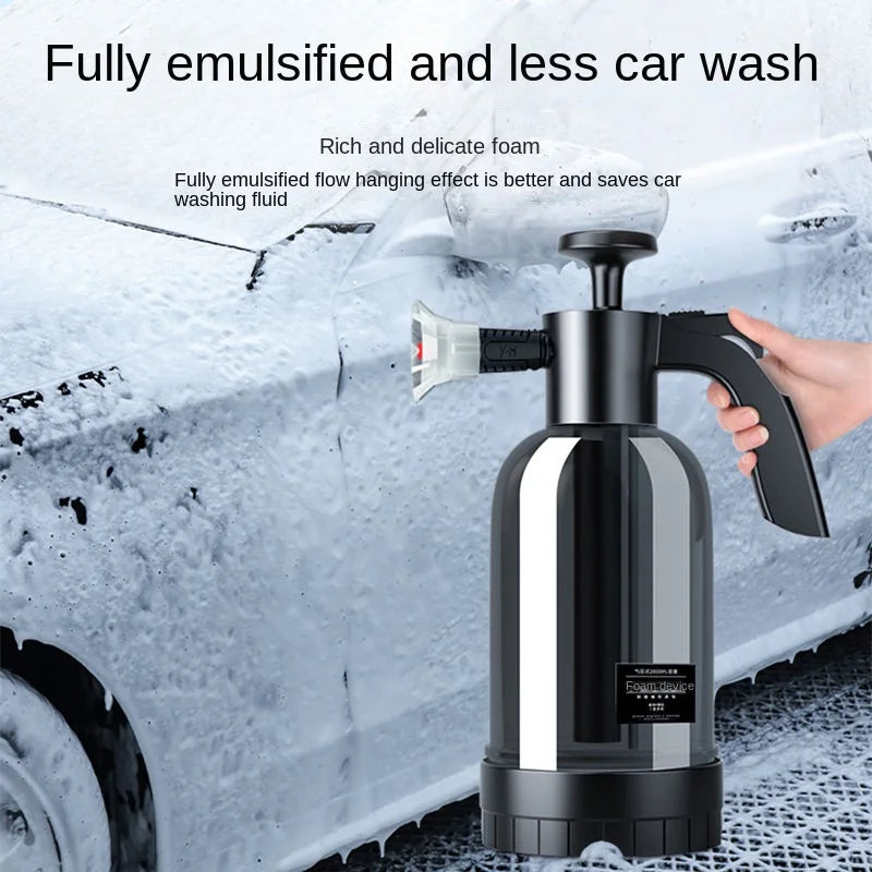 2L Hand Pump Foam Sprayer – Snow Foam Car Wash Cannon Foam Sprayer Axl