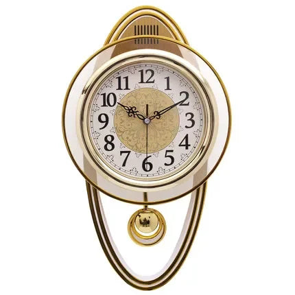 Vintage Pendulum Swing Wall Clock | Shabby Chic Quartz Decor Pendulum Wall Clock Axl