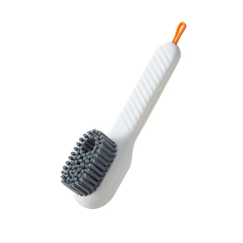 Automatic Liquid Dispensing Shoe & Clothes Cleaning Brush Shoe Cleaning Brush Axl white