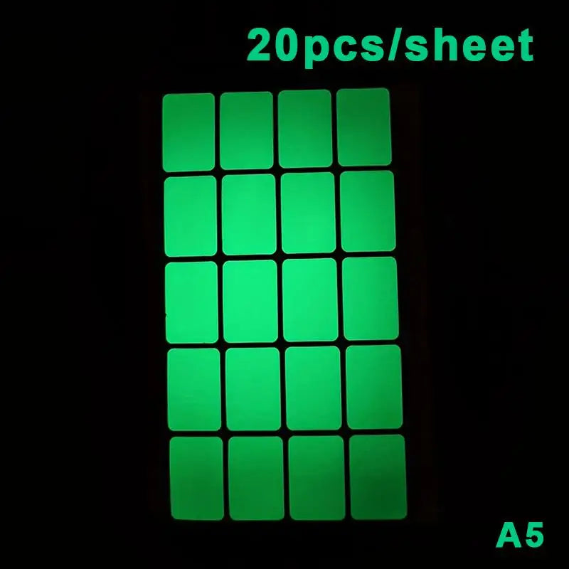 Glow in the Dark Stickers for Switches, Stairs & Motorcycle Glow Decal Stickers Axl A5