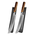 67-Layer Damascus Steel Chef Knife – Wood Handle | InLeung Damascus Chef Knife Axl 2pcs Knife