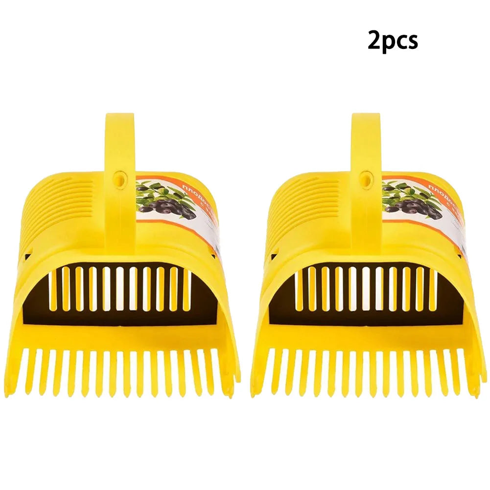 Blueberry Picker Rake – Lightweight Fruit Harvester Scoop Tool Fruit Picker Tool Axl M 2pcs
