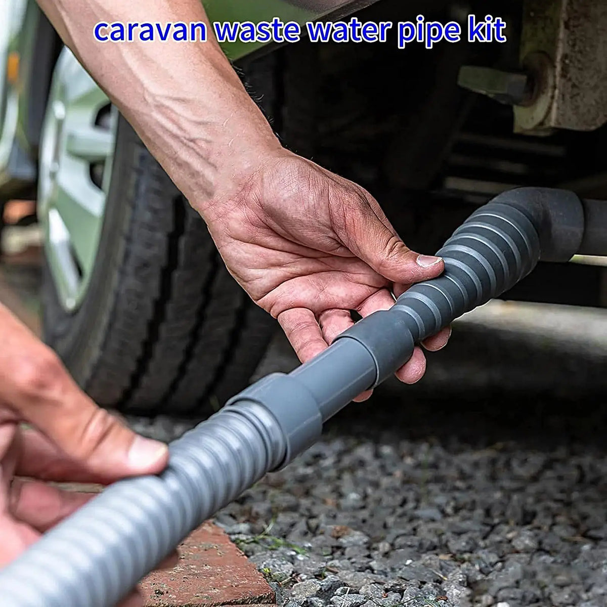 RV Sewer Hose Kit – Flexible Leakproof Caravan Drain Pipe 3–5M RV Sewer Hose Axl