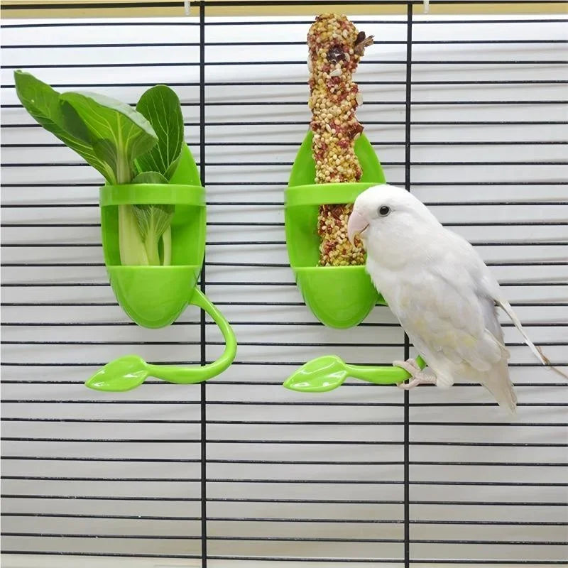 Bird Cuttlebone & Food Holder for Parrot, Budgie & Cockatiel Bird Cage Feeder Axl Default Title