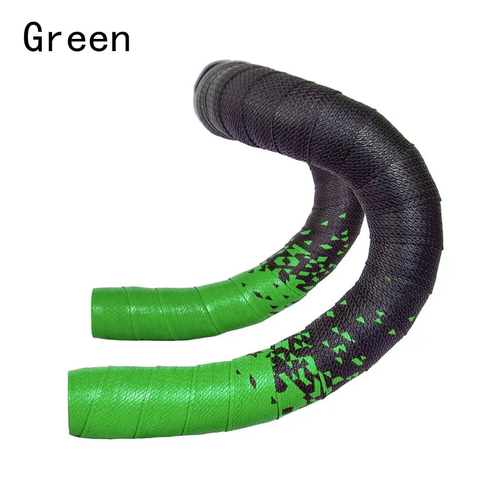 PU EVA Anti-Vibration Bicycle Handlebar Tape | Non-Slip Wrap Handlebar Tape Axl green