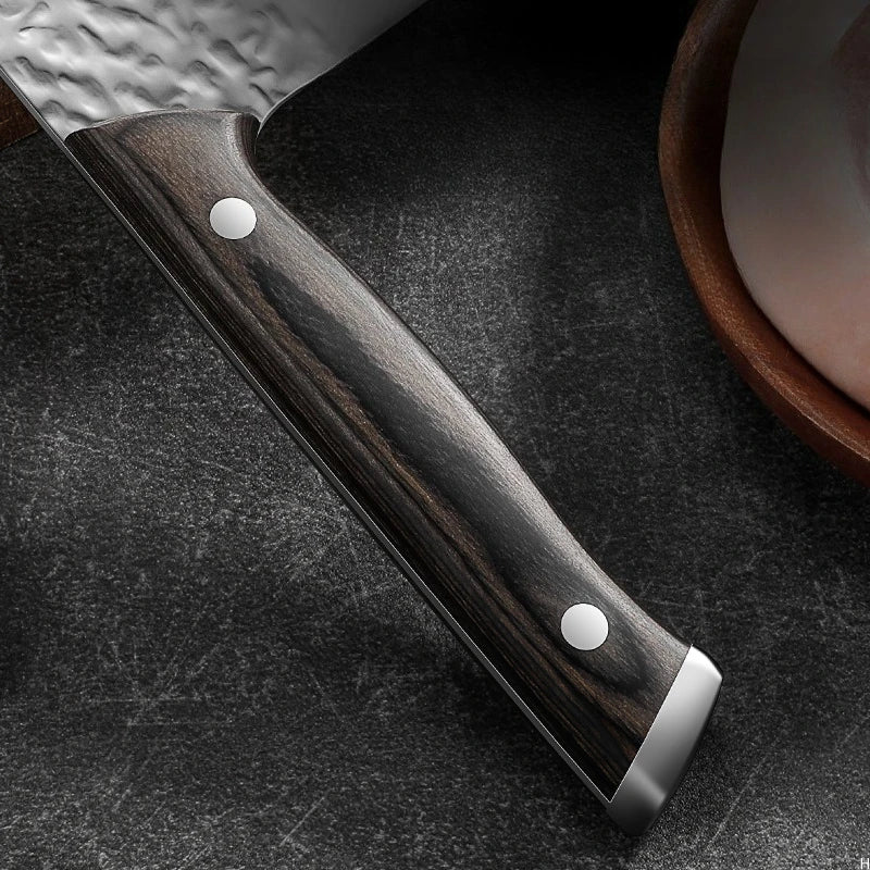 PLYS Professional Butcher Cleaver – Sharp Stainless Steel Knife Butcher Cleaver Knife Axl