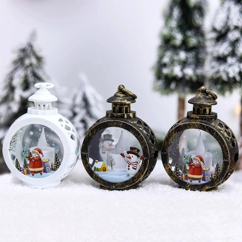 Christmas Round Wind Light – Festive Home Decor Ornament Christmas Decoration Axl