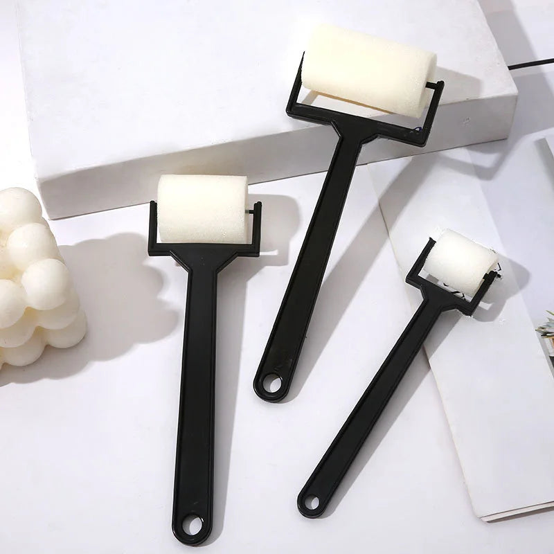 3-Piece Sponge Stamp Roller Brush Set for Art & Craft Painting Sponge Brush Set Axl