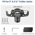 7-Way Waterproof Trailer Chain Organizer – Aluminum Alloy RV Tow Trailer Chain Organizer Axl As show