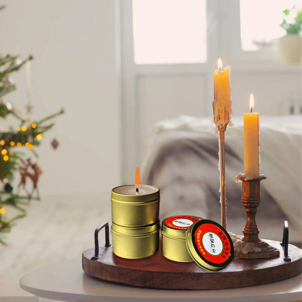 Survival Jar Candles – Unscented 3-Wick Long Burning, 10 Pack Survival Jar Candles Axl