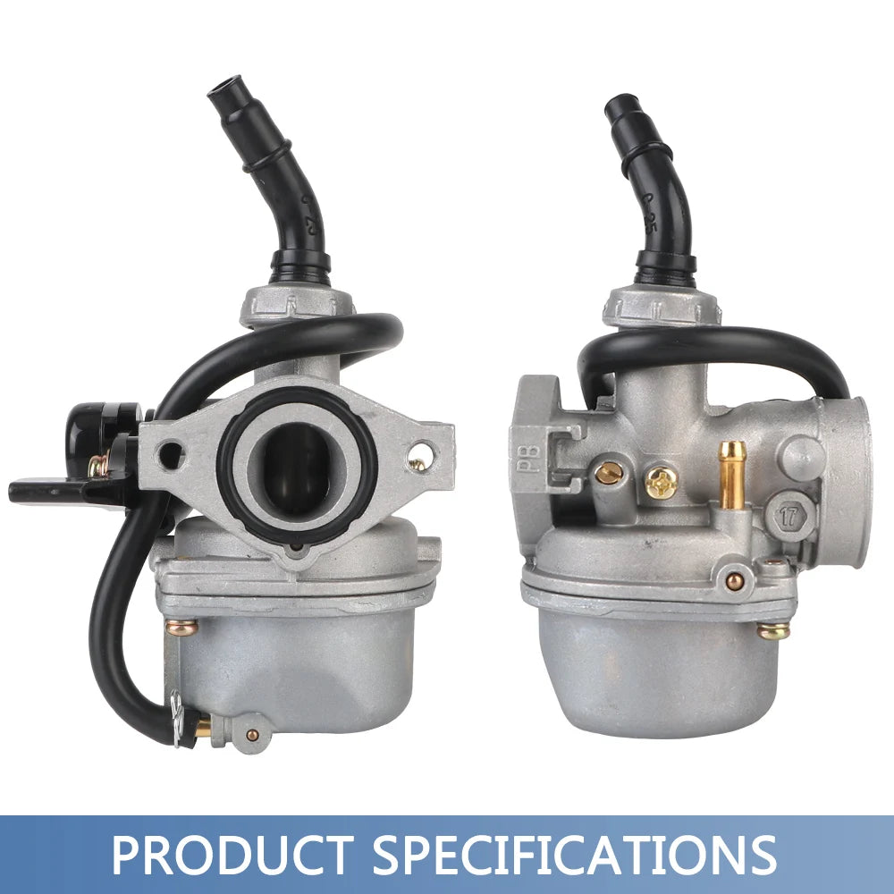 PZ19 19mm Carburetor for 50cc 70cc 90cc 110cc ATV Dirt Bike Motorcycle Carburetor Axl