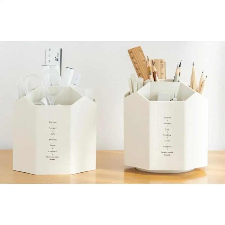 360° Rotating Pen Holder – Large Capacity Desk Organizer Rotating Pen Holder Axl