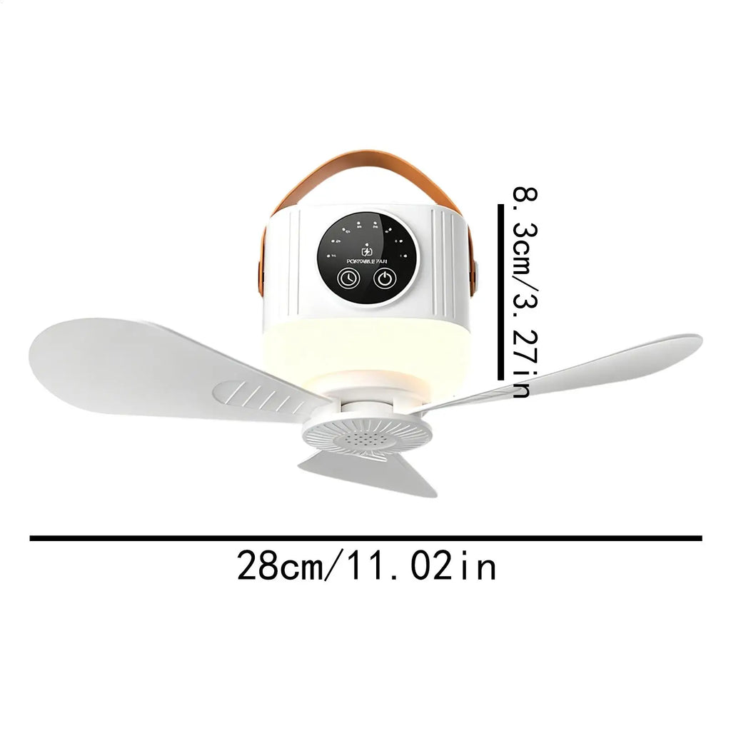 Rechargeable Hanging Ceiling Fan 7200mAh | Camping & Travel Portable Ceiling Fan Axl