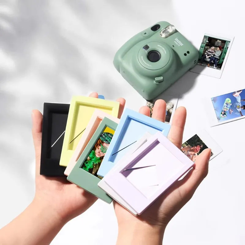 8-Piece Mini 3" Polaroid Photo Frame Set – 8 Colors Table Décor Mini Photo Frame Set Axl