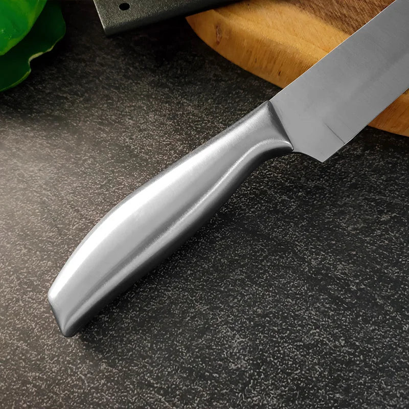InLeung Large Stainless Steel Fruit Chef's Knife with Sheath Chef's Knife Axl