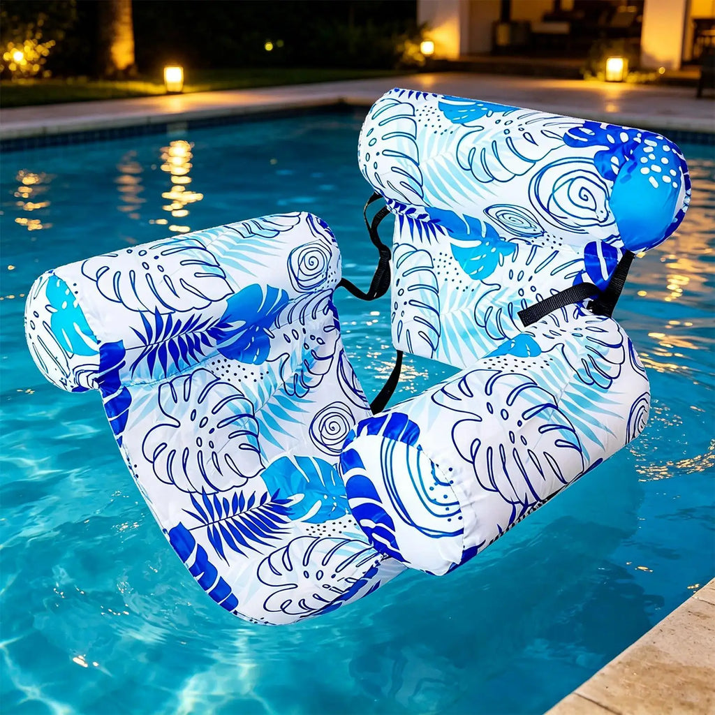 Heavy-Duty Inflatable Pool Chair Float for Adults – Lake & Beach Inflatable Pool Float Axl