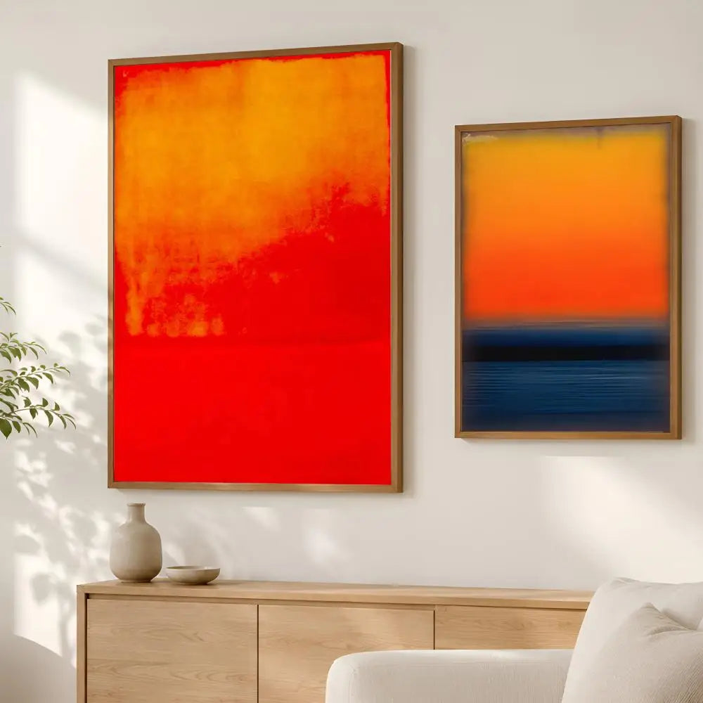 Mark Rothko Wall Art Poster – Self-Stick HD Waterproof Décor Wall Art Poster Axl