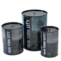 Retro Metal Piggy Bank – Large Tinplate Coin & Savings Jar Metal Piggy Bank Axl New York City12X16CM