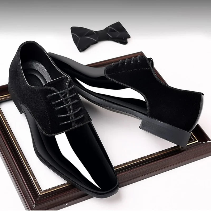 YBQJOO Men's Oxford Dress Shoes – Lace-Up Business & Wedding Oxford Dress Shoes Axl