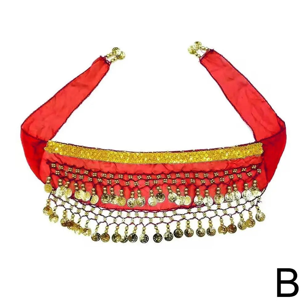 Dog Belly Dance Hip Scarf – Sequin Costume for Corgis & Pets Pet Costume Accessory Axl B