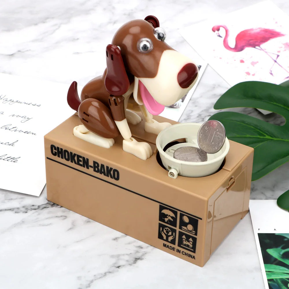 Robotic Dog Coin Bank – Animated Electronic Piggy Bank for Kids Electronic Piggy Bank Axl