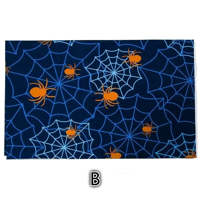 Halloween PVC Disposable Tablecloth – Printed Party Cover 180×120 Halloween Tablecloth Axl