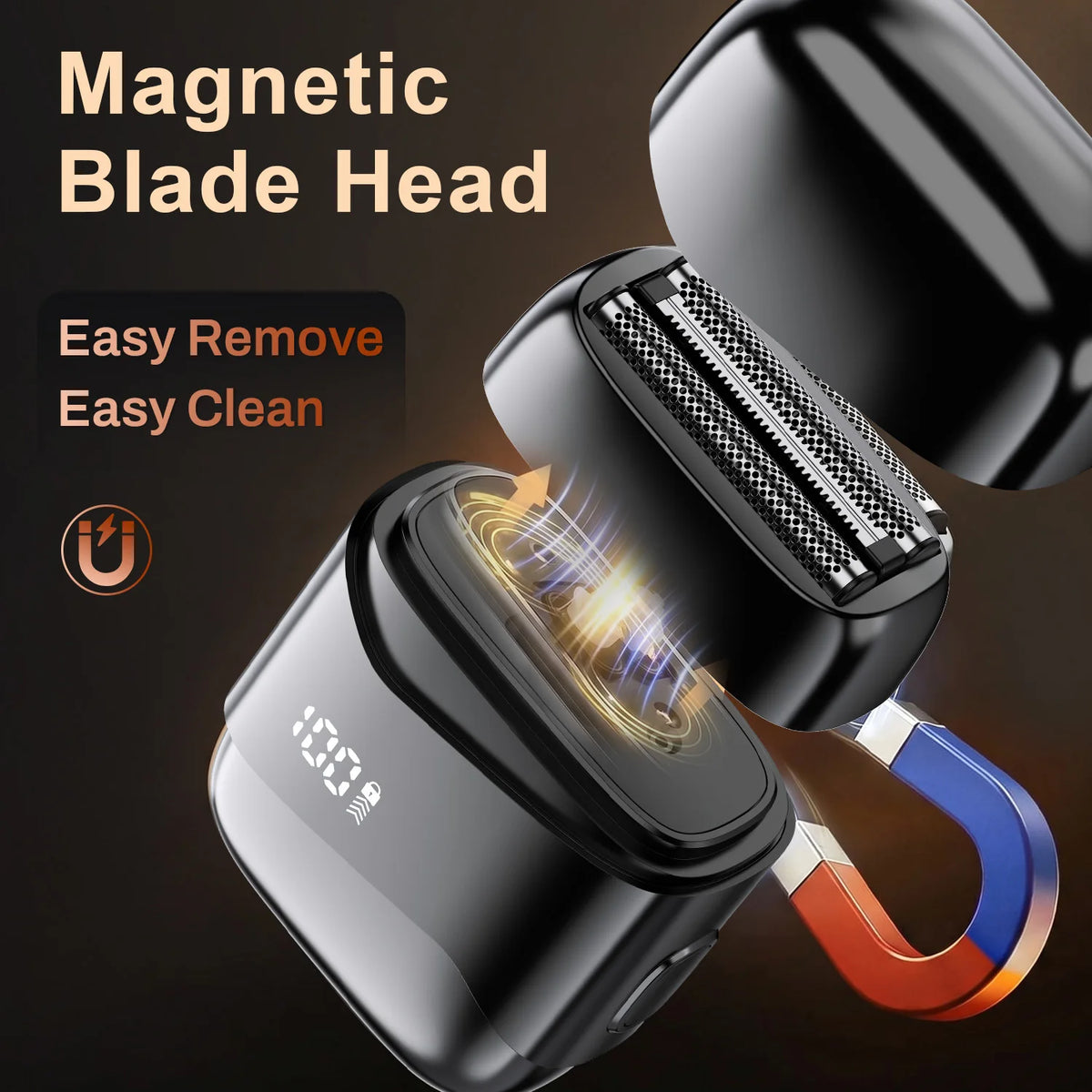 BALASHOV Mini Foil Shaver – Waterproof Travel Electric Razor Electric Foil Shaver Axl