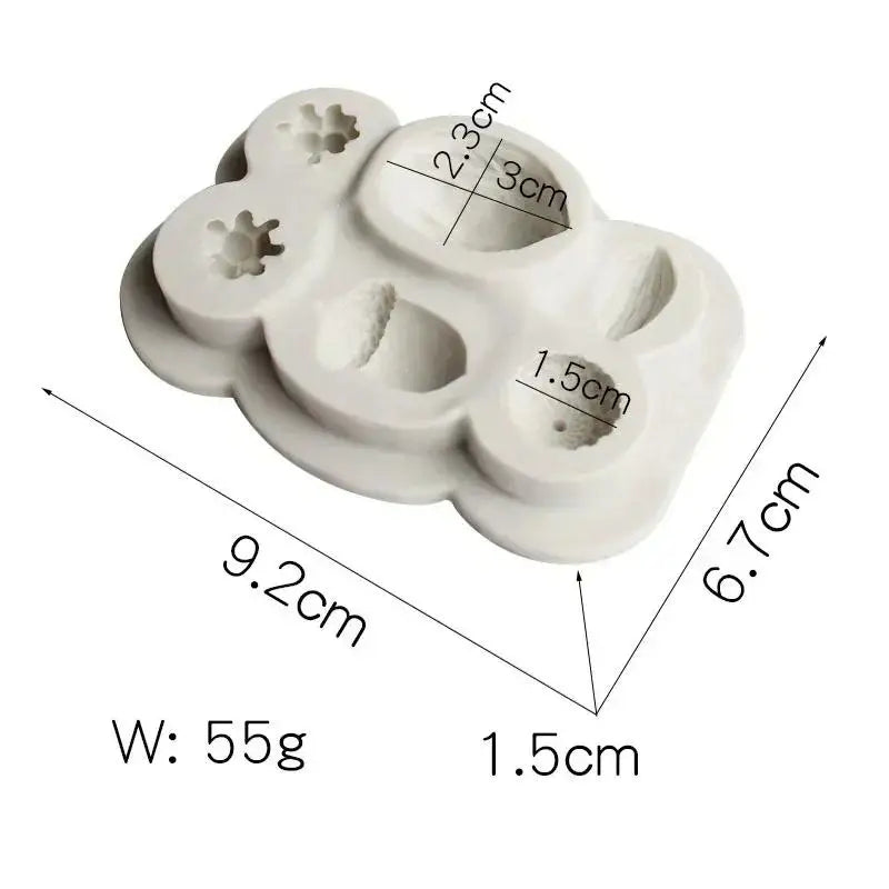 Silicone Nut Chocolate Mold – Fondant, Candy & Cookie Decor Silicone Baking Mold Axl A