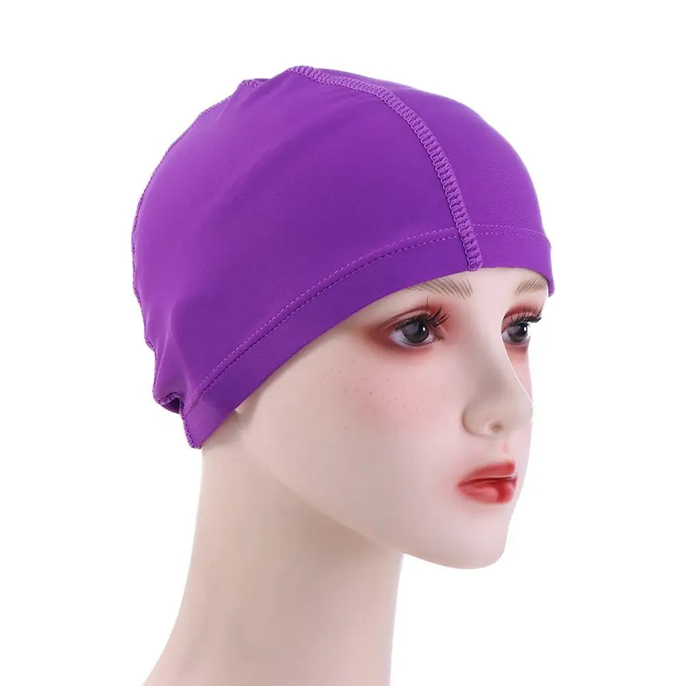 Non-Slip Turban Swimming Cap – Waterproof Ear Protection Hat Swim Cap Axl
