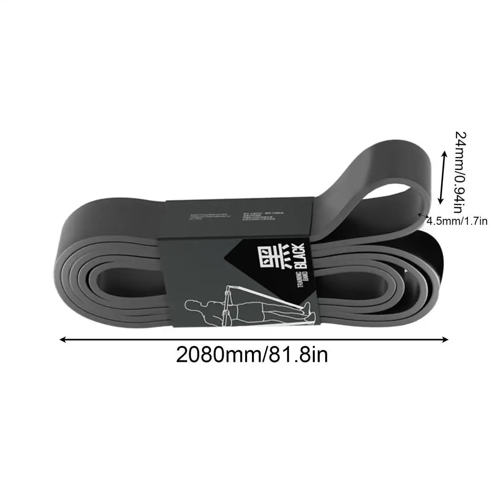 Workout Resistance Bands – Elastic Strength Training Gym Resistance Bands Axl 39KG 85 lbs black