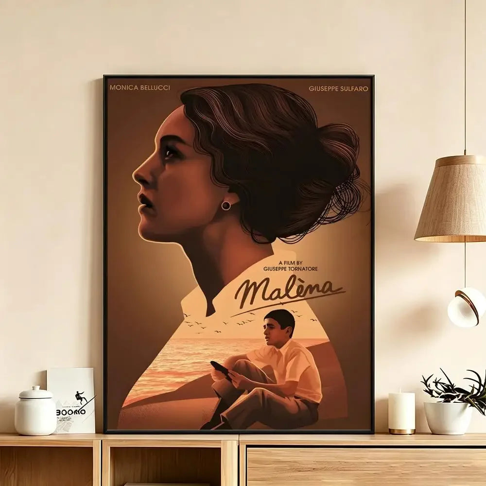 Malena Movie Poster – HD Waterproof Wall Art Print Movie Wall Poster Axl