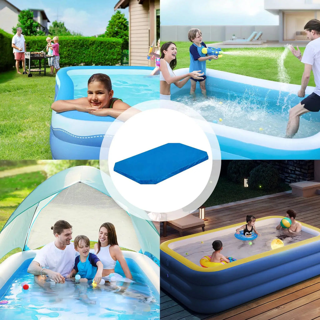 Rectangle Kids Pool Cover – UV Resistant Waterproof Foldable Swimming Pool Cover Axl