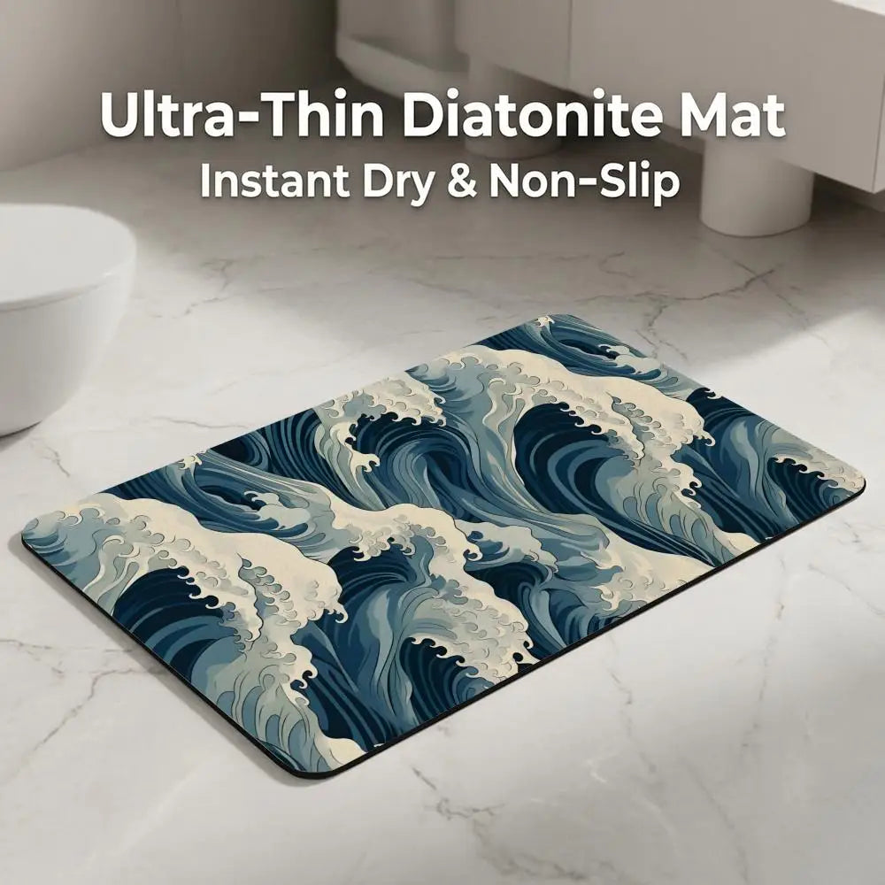Diatomite Bath Mat – Quick Dry, Non-Slip & Absorbent Diatomite Bath Mat Axl