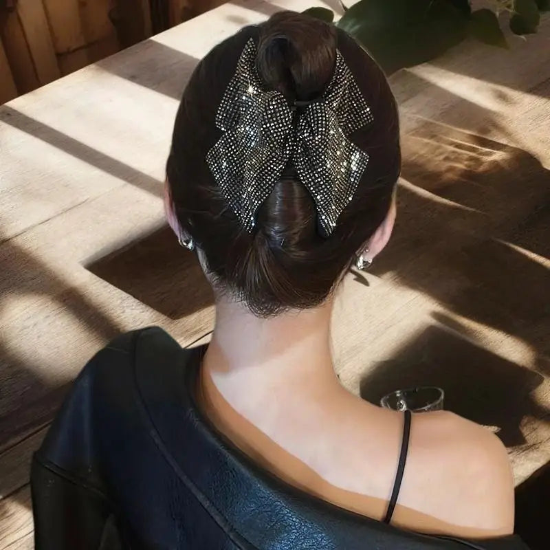 Rhinestone Hair Claw Clip – Shiny Triangular Hairpin for Women Hair Claw Clip Axl